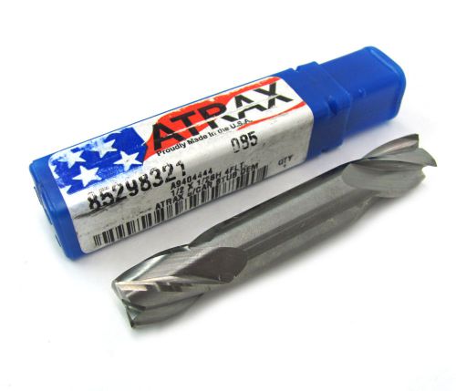 NEW! ATRAX 1/2&#034; DOUBLE END SOLID CARBIDE ENDMILL