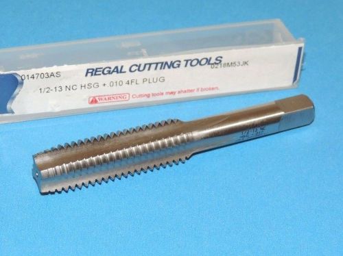REGAL 1/2-13 Oversize +.010 Plug Hand Tap 4FL HSG NC (Made in USA)
