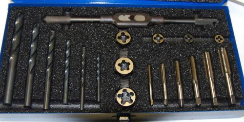 19 PIECE METRIC TAP, DRILL AND DIE SET (F-3-1-1-141)