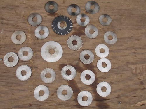 HSS Milling Cutters lot of 25, Malco, Globus, Thurston, made in England, etc
