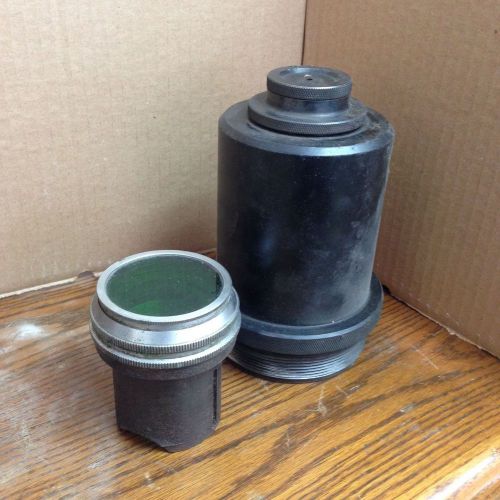 Jones &amp; Lamson Condensing Lens with Green Filter + Holder