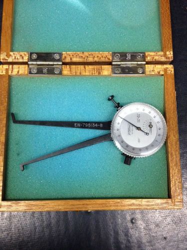 Inside dial caliper gage indicator fowler machinist tool metal lathe milling box for sale