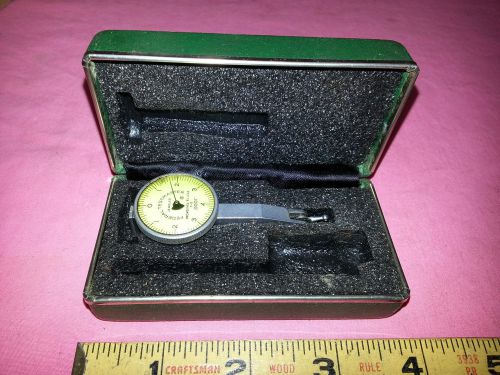 MACHINIST&#039;S FEDERAL JEWELED TESTMASTER TEST INDICATOR IN CASE