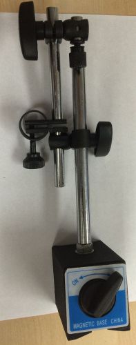 USED - 3D Deluxe MAGNETIC BASE Holder for Dial Test Indicator 132lbs Force