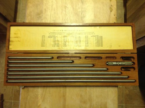 Lufkin Antique No 681K Inside Micrometer Set - Range 6&#034; - 18&#034;