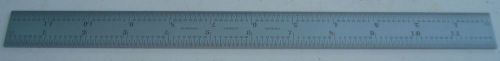 Starrett cb12-4r satin chrome blade inch grads 8ths, 16ths 32nds, 64ths 12&#034; long for sale