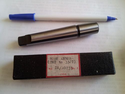 (2) DRILL / CHUCK ARBORS  2 Morse Taper to 33 Jacobs Taper (2 for price of 1)