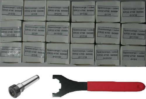 MT4  ER32 Chuck+18 PCs ER32 Collets+Spanner - new