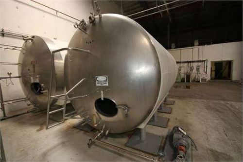 5,000 Gallon SS Dairy Tank, Juice Concentrate, Sugar Silo, Mfg Cherry Burrell