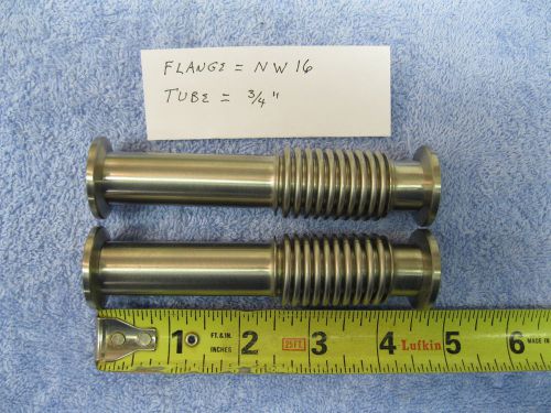 High Vacuum SS NW-16 Flexible Coupling