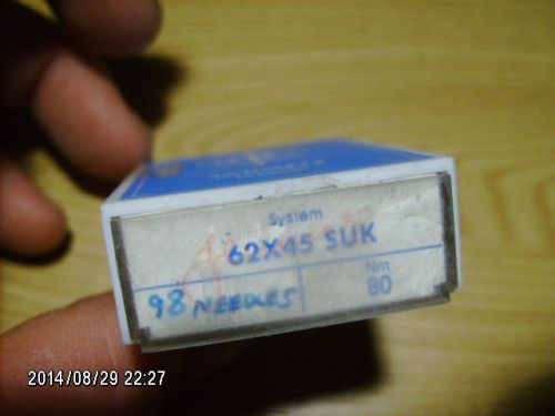 98 pc pack SCHMETZ sewing machine needles 62x45 SUK Nm 80