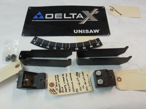 Delta 10&#034; unisaw table saw x5 series misc. parts for sale