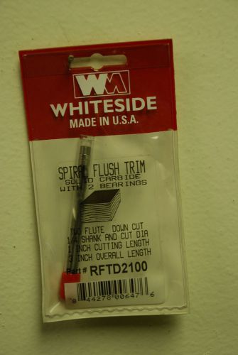 Whiteside Spiral Flush Trim Downcut Router Bit  RFTD2100