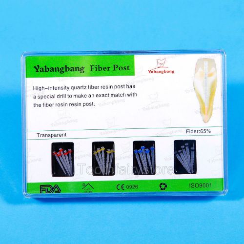 20pcs Dental AAA Fiber Posts Endo quartz tiber Resin Thread Glass Files