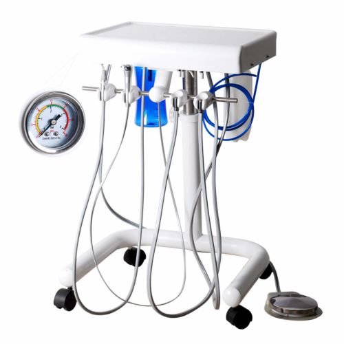 New Deluxe Portable Dental Equipment Self Delivery Cart UNIT Handpiece  US/CA