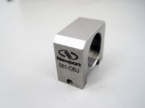 NEWPORT 561-OBJ OBJECTIVE LENS MOUNT ~ MICROSCOPE LASER DIODE 561 SERIES STAGE