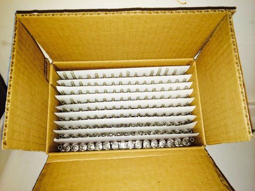 Wheaton 176776 Case of 144 Clear Ampules 2 mL Pre-Scored Lab Gold Band