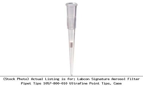 Labcon Signature Aerosol Filter Pipet Tips 1057-800-010 Ultrafine Point Tips
