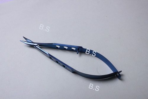 Titanium Westcott tenotomy scissor 16mm.21 blade Curved ophthalmic instruments1