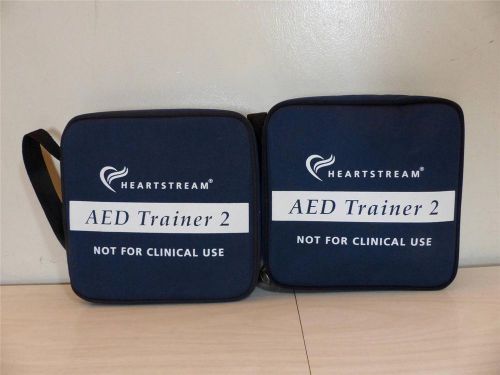 (2) Agilent Heartstream AED Trainer 2 M3752A ~ FREE SHIPPING