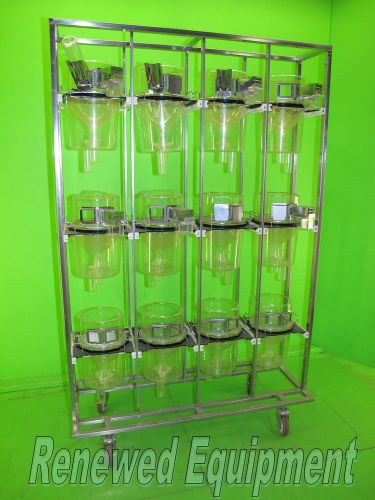 Tecniplast Stainless Steel Metabolic Collection Rack &amp; Mice Cages Incomplete #2