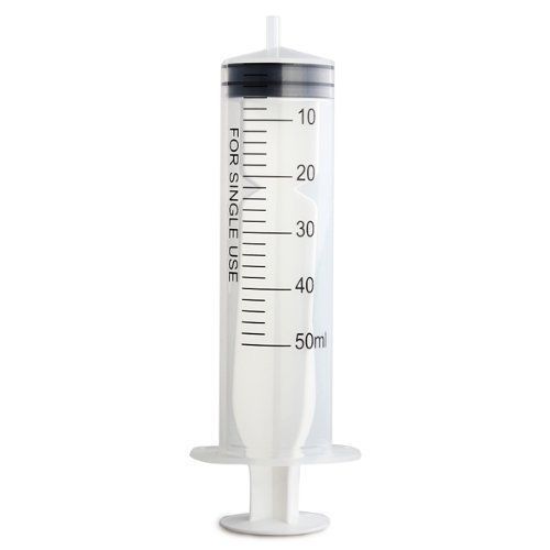 GIFT 50ml PP Syringe for Hydroponics Lab Accurate Measuring
