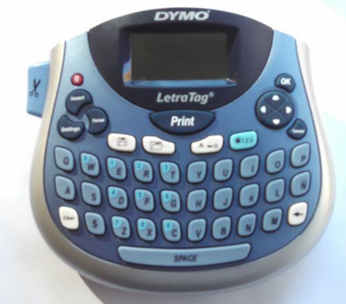 WORKING Dymo LetraTag LT-100T Label Maker Label Printer, FREE SHIPPING IN USA.