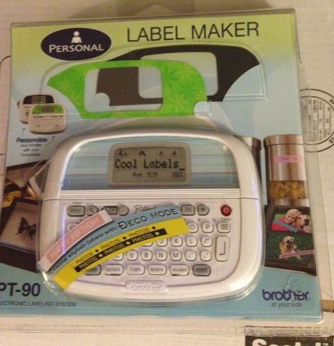 Brother PT-90 Label Maker, Labeler, Label Printer, PT90