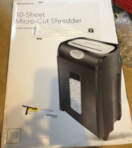 Insignia 10-Sheet Microcut Shredder NS-PS10MC