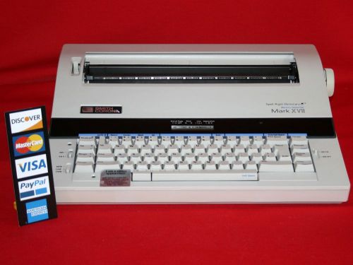 Smith corona mark xvii electric memory typewriter model: 5p for sale