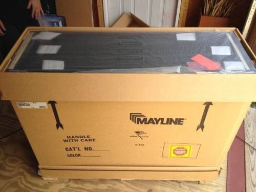 Mayline - Five-Drawer Black Finish Horizontal File - 7868CS5