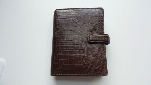 FILOFAX pocket size Topaz Leather Organizer Agenda - unused rare