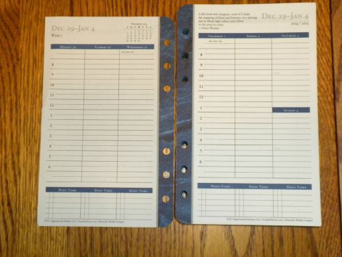 Franklin Monticello Compact Weekly + Monthly Planner 2015 Refill, Retail 25.99
