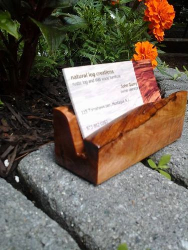 maple wood business card holder. Hand made! walnut and black locust