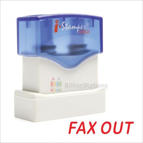 +++high quality+++ rubber stamp self-inking &#034;fax out&#034; for sale