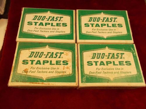 #2 of 16, LOT OF NEW OLD STOCK DUO-FAST STAPLES, 1 BOX OF 5000 5/16&#034; No. 5010-CX