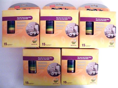 Digidots Easy Way To Keep  Discs Where You Need Them 5 Pack/75 Digidots