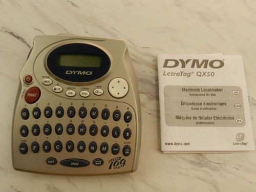 DYMO Letratag QX50 Label Printer Qwerty Electronic Label Maker Fabric Compatible