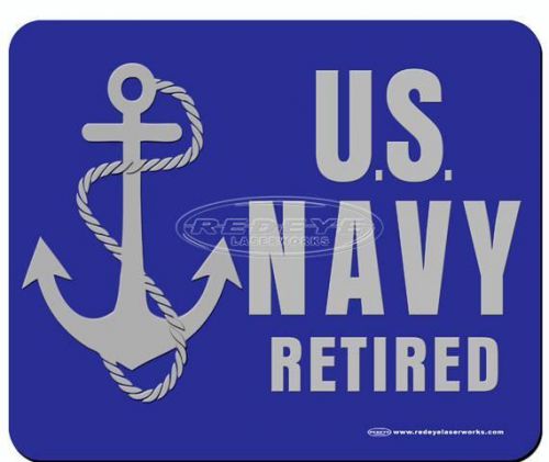 US Navy Retired Mouse Pad