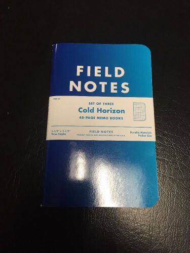 Field notes cold horizons colors edition - winter 2013 - opened but unused for sale
