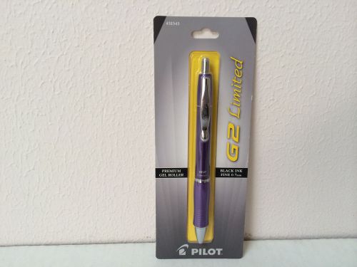 G2 LIMITED, PILOT, PREMIUM GEL ROLLER, BLACK INK, FINE 0.7mm, Purple