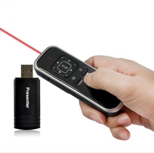 Wireless Presenter - Laser Pointer and Mouse 2-in-1