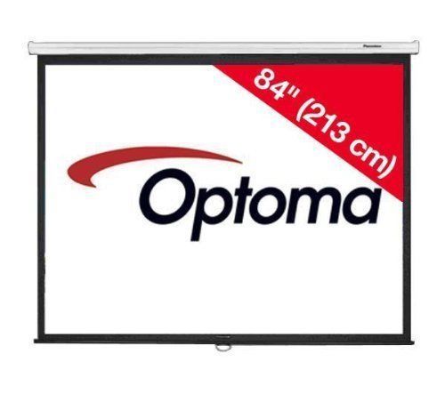 Optoma Panoview DS-3084PMG+ 84 inch Manual Pull Down 4:3 Projection Screen