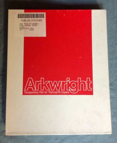 Arkwright Transparency Film for Thermal Copiers  Black on Clear