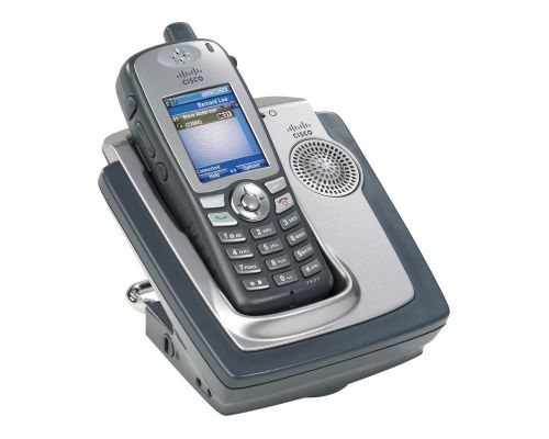 Cisco 7921g wireless ip phone w/desktop charger, ac adapter refurbished for sale