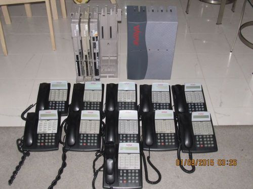 Avaya Partner ACS R8 509 Processor Phone System with (11) Partner 18D &amp;voicemail