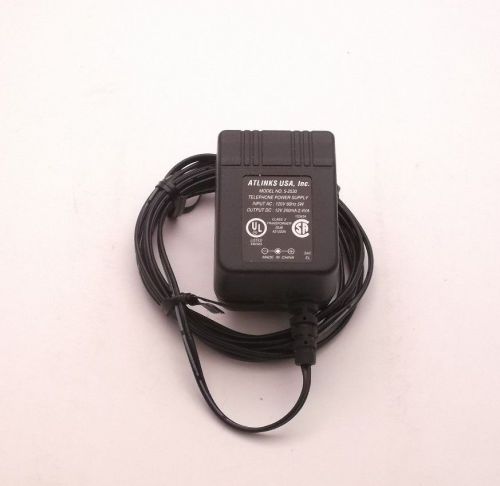 ATLINKS Model #5-2530 Telephone Power Supply - AC Adapter - Prepaid Shipping