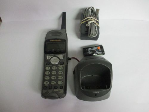 Panasonic KX-TGA400B 4 Line Cordless Handset Complete For Use KX-TG4000B #A1