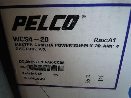 PELCO  WCS4-20 - MASTER CAMERA POWER SUPPLY