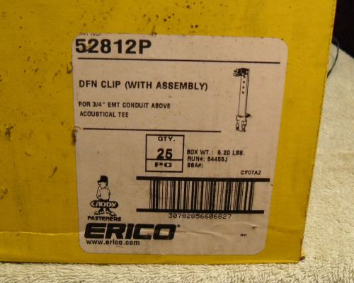 Erico caddy 52812p dfn clip 40pcs. new for 3/4&#034; emt conduit for sale